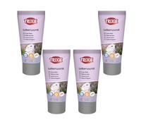 Trixie Junior Pâté de Foie pour Chiots | Pack de 4 | 4 x 75 g | Snack Savoureux pour Jeunes Chiens | Teneur réduite en sel et épices | avec Moule à lèvres Vertes