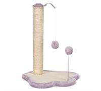 Patte griffoir TRIXIE Junior - Avec poteau - 50 cm - Natural et mauve