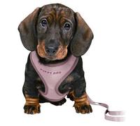 Trixie JUNIOR SOFT harnais avec laisse pour chiots, M-L : 36-50 cm, 2 m, lilas