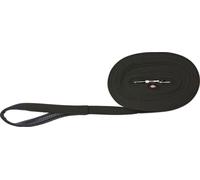 Laisse À Pister, Sangle Plate, 10 M/20 Mm, Noir - Mon Animalerie Noir G