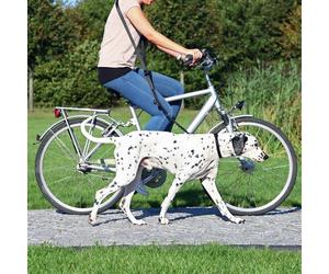 TRIXIE Laisse amortisseur de choc pour faire du vélo et jogging avec son chien