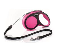 Laisse enrouleur ZOLUX Flexi - 8m - Rose - 464425ROS
