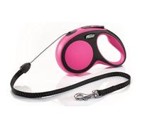 Trixie Laisse Corde Flexi New - S - 8m - Rose - Pour Chien