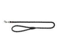 Trixie Laisse Cavo L-XL 1,00 m Ø 18 mm Noir/Graphite – Courte laisse pour grands à très grands chiens