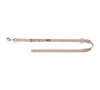 Trixie Laisse en V Premium, M-L: 2, 00 m/20 mm, Blush