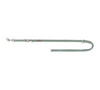 TRIXIE rallonge de Laisse Premium, L-XL, 2,00 m/25 mm Sauge - Laisse Double épaisseur de qualité pour Chiens, réglable en 3 Positions - antidérapante, imperméable & Lavable