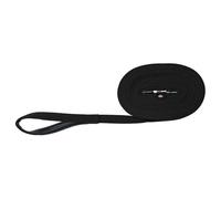 Trixie Longe M-L - Laisse 5 m / 20 mm sangle plate - Noir - pour chiens moyens/grands