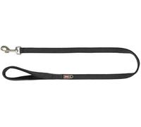 TRIXIE Laisse Premium pour chien - Noir - Taille moyenne, 1,00 m/20 mm