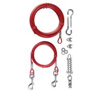 Trixie Laisse Rétractable 15M Pour Chiens, Amortie, Rouge, Jusqu'à 45Kg