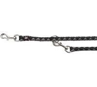 TRIXIE Laisse V Cavo pour chien - Noir/graphite - L-XL: 2,00 m/ø 18 mm