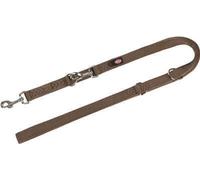Trixie Leash PREMIUM extension, L-XL : 2,0m/25 mm, noisette
