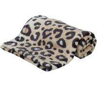 Trixie Leo Couverture pour Chien, Coussin Doux, crème, 70 x 50 cm, Panier Confortable avec Peluche Douce - 374248