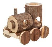 Trixie LEVIN train de souris, 17 x 14 x 12 cm, bois naturel avec écorce