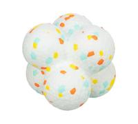 TRIXIE Light et Strong Bubble Ball Jouet EPS pour Chien - Blanc - ø 8 cm | Balle légère et robuste en EPS avec surface structurée - Pour jouer et rapporter - Blanc et coloré, ø 8 cm