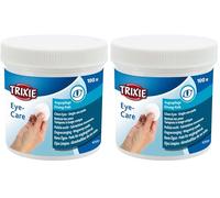TRIXIE Lingettes jetables pour Les Yeux - Lingettes nettoyantes pour Chiens, Chats et Petits Animaux - À l'aloe Vera et à la provitamine B5 - Soin Doux - 100 pièces (Lot de 2)