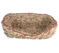 TRIXIE Lit d'herbe 100% naturel - pour cochons d'Inde, lapins nains - pour dormir et grignoter - 33 x 12 x 26 cm - 61153