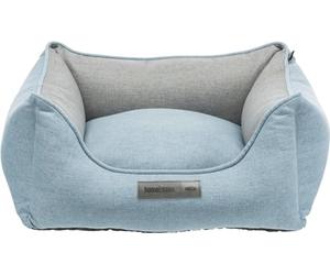 Trixie Lit en Toile, carré, 60 × 50 cm, Bleu Clair/Gris