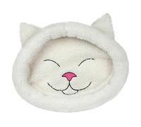 Trixie Lit Pour Chat Mijou Blanc 48x37 Cm En Aspect De Laine, Confortable