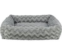 TRIXIE Lit Orthopédique Vital Loki pour Chien 80 × 60 cm Gris - Coussin Haute Qualité avec Mousse à Mémoire de Forme - Panier pour Chiens de Taille Moyenne - 37932