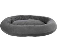 TRIXIE Lit Ovale pour Chien Talia 120 x 95 cm en Gris foncé - Coussin Douillet pour Chien au Toucher Velours Fin - Panier pour Chien pour Grands Chiens - antidérapant et Lavable - 37839