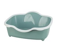 Trixie Litière Pour Chats Davio 56x26x39 Cm Vert/Blanc Avec Bord