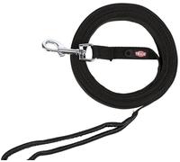 Trixie Longe M-L — longue laisse 15 m, 20 mm, noir — pour chiens moyens à grands — 19921