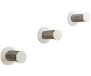 TRIXIE Lot de 3 griffoirs d'intérieur pour Chat, marches d'escalade, Plate-Forme de Saut, perchoirs, Gris/Blanc