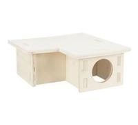 TRIXIE Maison pour Rongeurs à 3 Chambres 30x12x30 cm Bois Hamster Animaux Bois G