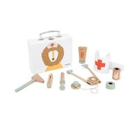 Trixie - Malette du Docteur avec Accessoires en Bois FSC - Jouet pour Enfant dès 3 Ans
