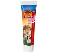 Trixie Malt Paste Red Berry | 100 g | Complément Alimentaire pour Lapins & Petits rongeurs | avec 70% de Malt & 12% de Fruits | comme friandise ou pour affiner l'aliment Principal