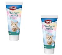 Trixie Malt pour chats | Pack Double | 2 x 240 g | Complément alimentaire pour chats | Pour soutenir la digestion et les poils avalés | Dans le tube pratique