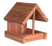 TRIXIE Mangeoire, Bois de cèdre, pour Oiseaux, 16 × 15 × 13 cm, Naturel, 1 Unité