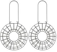 Trixie Mangeoire Boule de Graisse pour Oiseaux Noir 25 × 43 × 7 cm (Lot de 2)