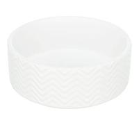 Trixie Mangeoire en céramique blanche 0,4 l Ø 13 cm pour chien