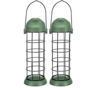 TRIXIE Mangeoire pour Boules de Graisse, Ø 8 x 22 cm, Vert (Lot de 2)