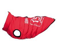Trixie Manteau Chien Vêtements Animaux - Veste Manteau Gilet avec Harnais Chien Grand Petit Moyen Chien Accessoires Manteau Harnais Saint-Malo Taille XS 30 cm Rouge