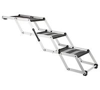 Trixie Marchepieds pliables en 3 étapes, aluminium/plastique/TPR, largeur 37 cm/hauteur jusqu'à 57 cm/DE