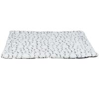 TRIXIE Matelas Mila, en Peluche, 100 × 70 cm, Blanc-Gris - 38989