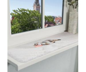 TRIXIE Matelas "Nani" pour les rebords de fenêtre 90 × 28 cm