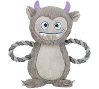 TRIXIE Monster - Jouet en peluche recyclée douce avec couineur intégré - Jouet interactif et amusant pour chiens de petite et moyenne taille - Durable, attrayant et sûr - 33 cm