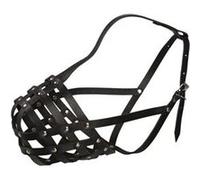 Museliere Julius-k9 - Peau De Buffle - S-m - Noir - Pour Chien