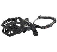 TRIXIE Muselière Muzzle Flex, Caoutchouc, S, Noir