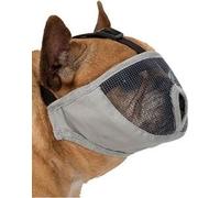 Trixie Muselière pour chiens à nez court, polyester S-M, 31cm, gris