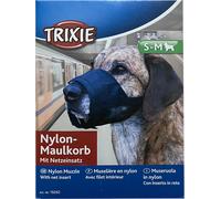 TRIXIE - Muselière pour chiens avec insert filet, S-M