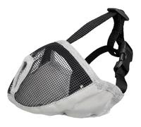 TRIXIE 17626 Muselière pour Races à Nez Court, Polyester, Taille S, Gris