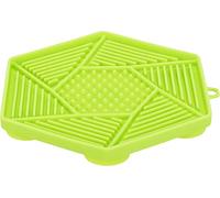 Trixie - Nappe à lécher Lick'n'Snack pour Animaux de Compagnie, Plateau à lécher en Silicone, avec ventouses, 17 cm, Vert, Passe au Lave-Vaisselle et au congélateur