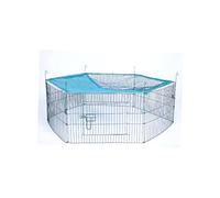 Trixie Natura Enclos d'extérieur 6 éléments pour Jeunes Animaux avec Filet, 116×38 cm (Lot de 1)