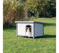 TRIXIE - Natura - Niche pour chiens Taille S - 85 × 58 × 60 cm . Classic a toit plat