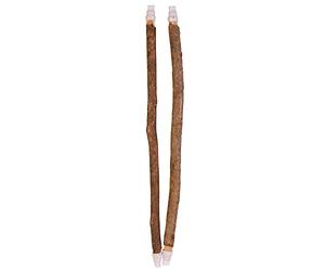 Trixie Natural 2 Pieces Living Perch, 35 x 10 - 12 mm Diameter