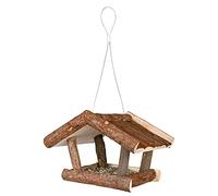 Natural Living Mangeoire Pour Oiseaux 32 × 23 × 20 Cm Naturel